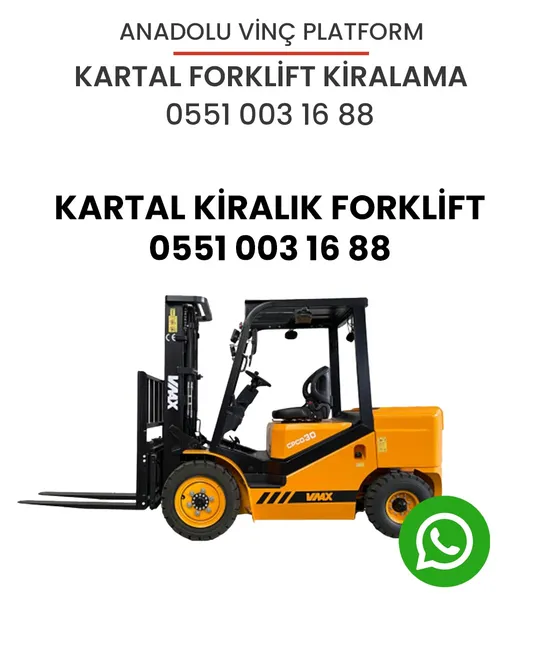 Kartal kiralık forklift görseli